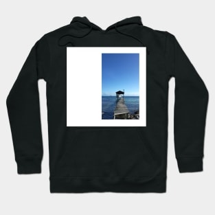the bay and the house that is the beach in ecopop landscape photography Hoodie